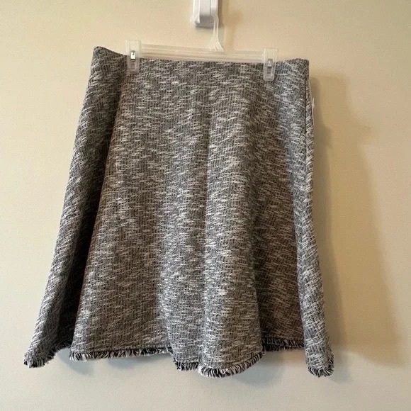 Daily Thread Large Knit Tweed Fit & Flare Skirt - Picture 1 of 6